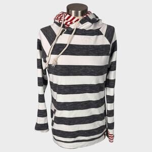 Ampersand Avenue Double Hoodie Medium Stripe